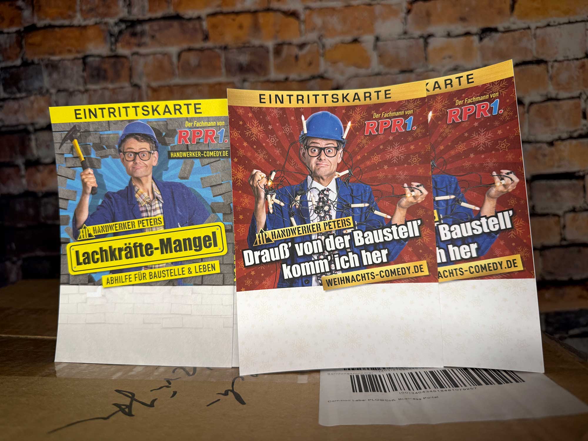 Handwerker Peters Eintrittskarten