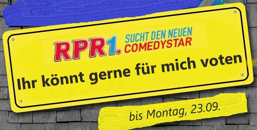 Voting für RPR1 Comedystar